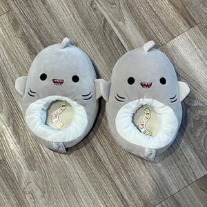 Squishmallows Gray Shark Kids Shoes